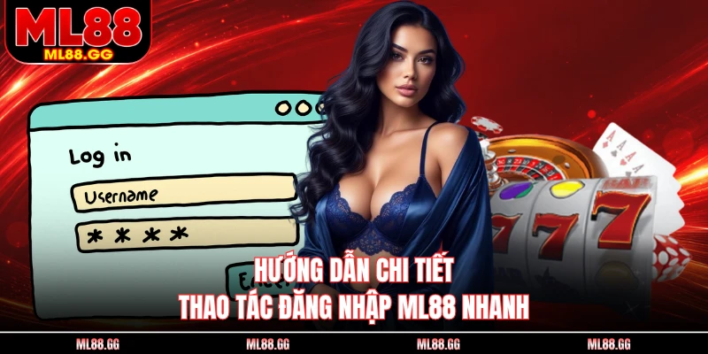 Hướng dẫn chi tiết thao tác đăng nhập ML88 nhanh